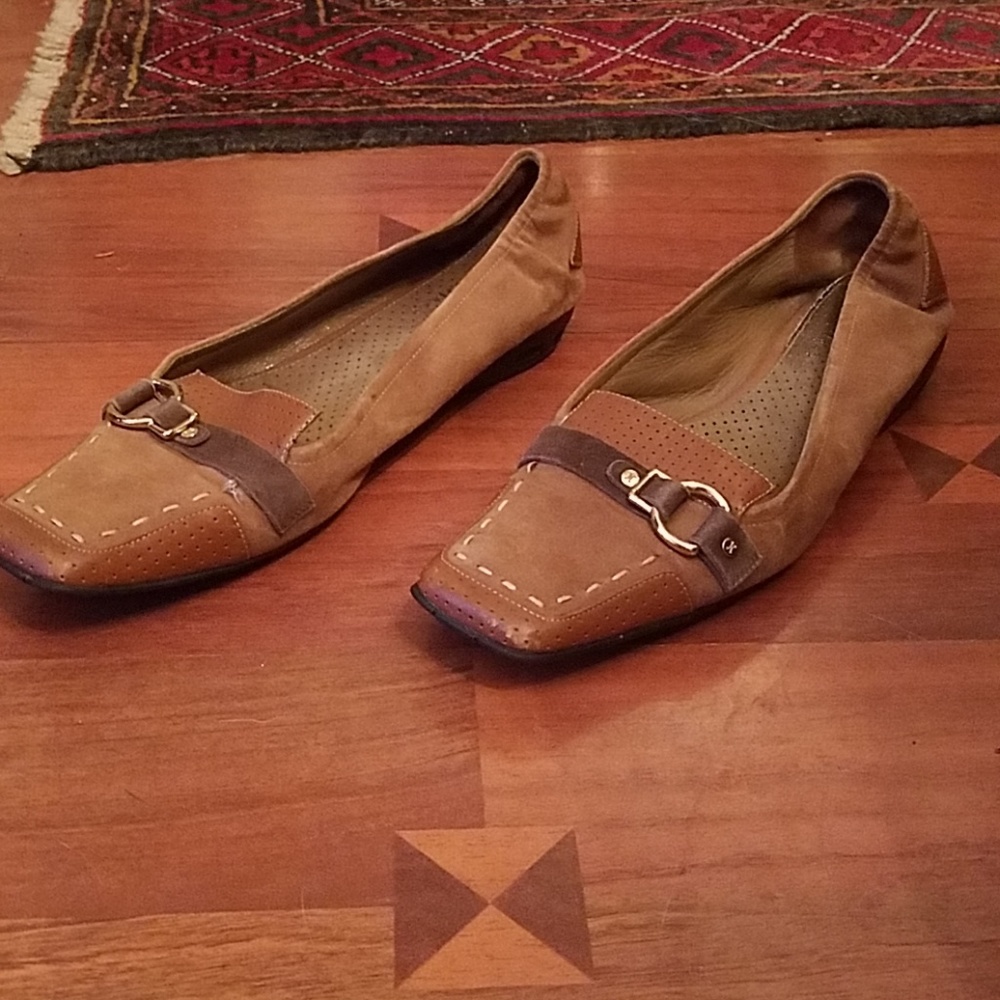 Suede Cole Haan loafers sz 9.5 with Nike balance